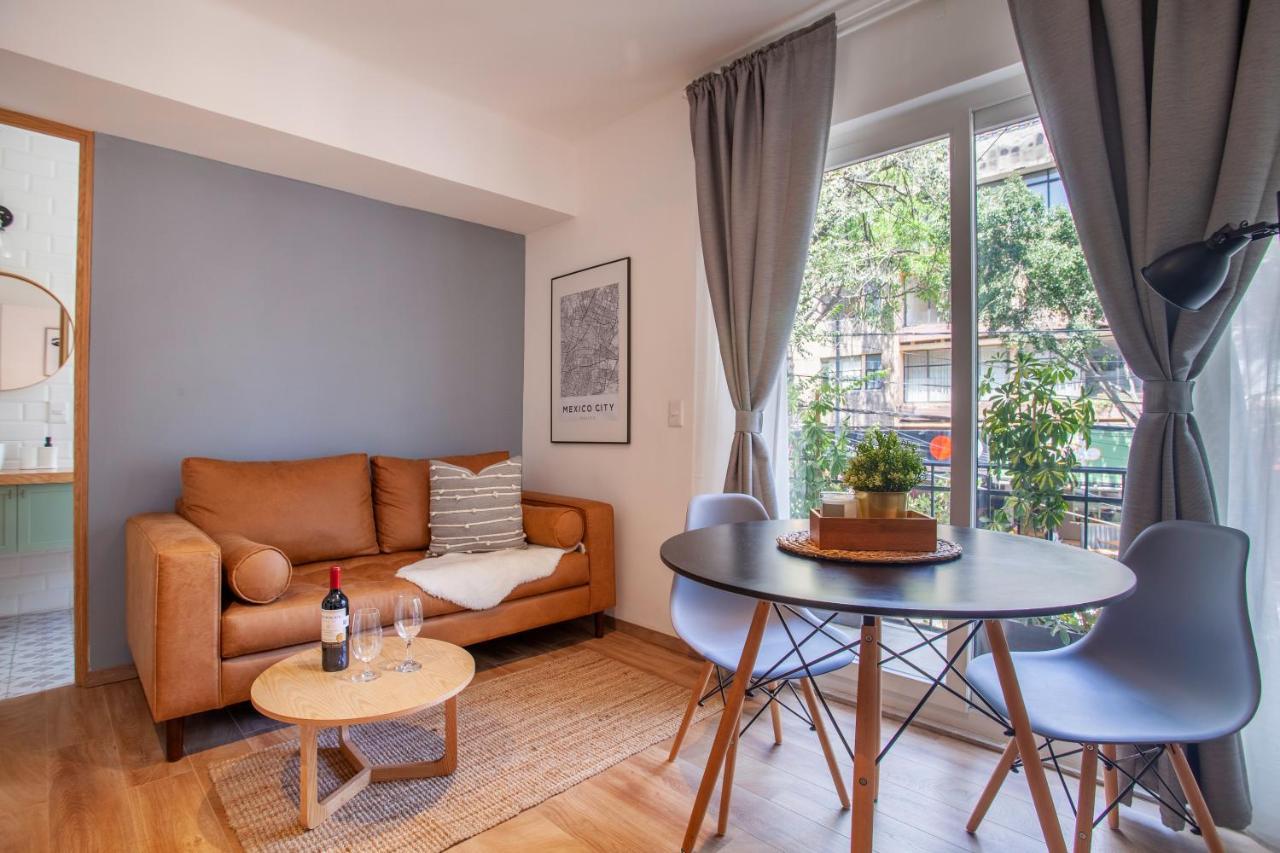 メキシコシティBright & Sweet Unit In The Heart Of Polanco.アパートメント エクステリア 写真