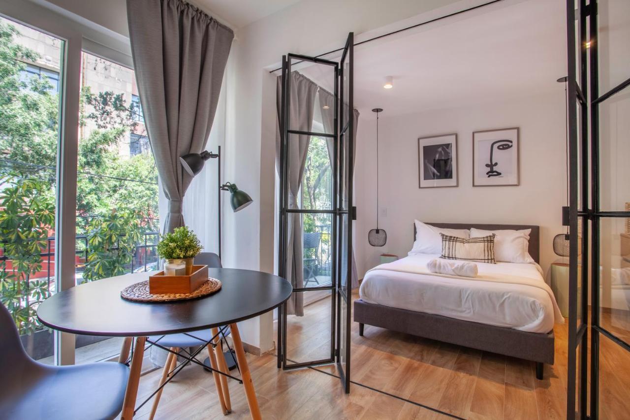 メキシコシティBright & Sweet Unit In The Heart Of Polanco.アパートメント エクステリア 写真